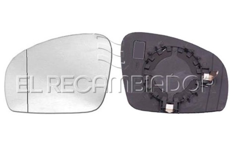GLASS WITH SUPPORT Left side (driver) SKODA ROOMSTER (06-15) - 31299801