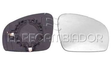 GLASS WITH SUPPORT Right side (passenger) SKODA ROOMSTER (06-15) - 31299802