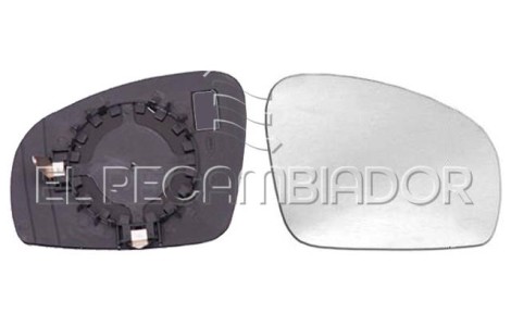 GLASS WITH SUPPORT Right side (passenger) SKODA ROOMSTER (06-15) - 31299802