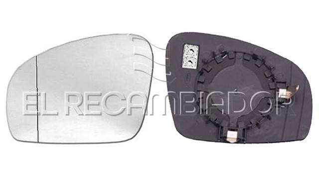 GLASS WITH SUPPORT Left side (driver) SKODA ROOMSTER (06-15) - 31861641