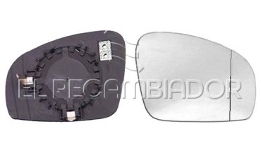 GLASS WITH SUPPORT Right side (passenger) SKODA ROOMSTER (06-15) - 31861642