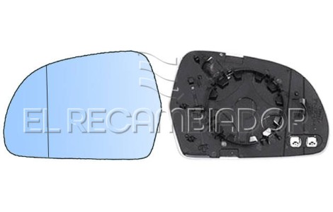 GLASS WITH SUPPORT Left side (driver) SKODA SCOUT (09-) - 31291101