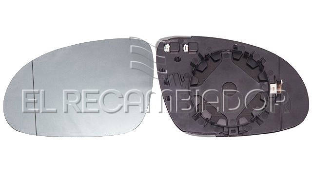 GLASS WITH SUPPORT Left side (driver) SKODA SUPERB (06-08) - 31910841