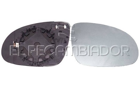 GLASS WITH SUPPORT Right side (passenger) SKODA SUPERB (06-08) - 31910822