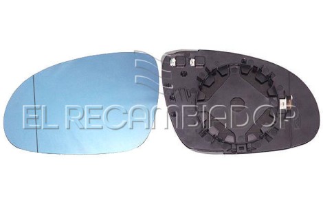 GLASS WITH SUPPORT Left side (driver) SKODA SUPERB (06-08) - 31910801