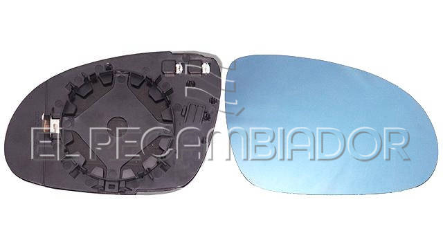 GLASS WITH SUPPORT Right side (passenger) SKODA SUPERB (06-08) - 31910802