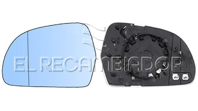 GLASS WITH SUPPORT Left side (driver) SKODA SUPERB (08-15) - 31291101