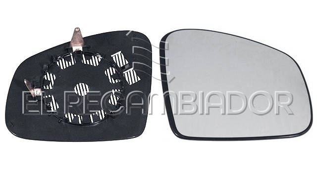 CRISTAL CON SOPORTE Lado derecho (acompañante) SMART FORFOUR (14-) - 31303812
