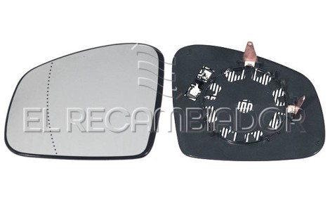 CRISTAL CON SOPORTE Lado izquierdo (conductor) SMART FORFOUR (14-) - 31303813