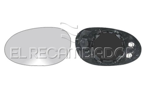 CRISTAL CON SOPORTE Lado izquierdo (conductor) SMART FORTWO (02-07) - 31300801