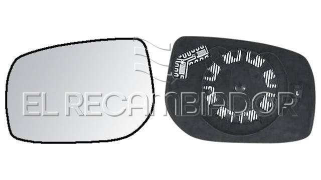 CRISTAL CON SOPORTE Lado izquierdo (conductor) TOYOTA AURIS (07-12) - 31901321