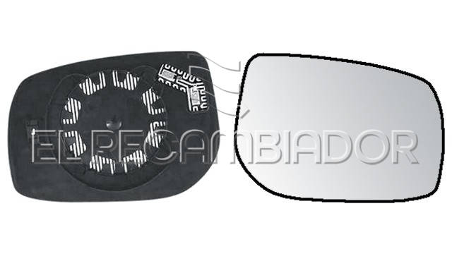 CRISTAL CON SOPORTE Lado derecho (acompañante) TOYOTA AURIS (07-12) - 31901322