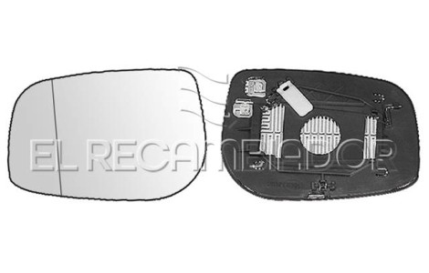 CRISTAL CON SOPORTE Lado izquierdo (conductor) TOYOTA AVENSIS VERSO (01-09) - 31332711