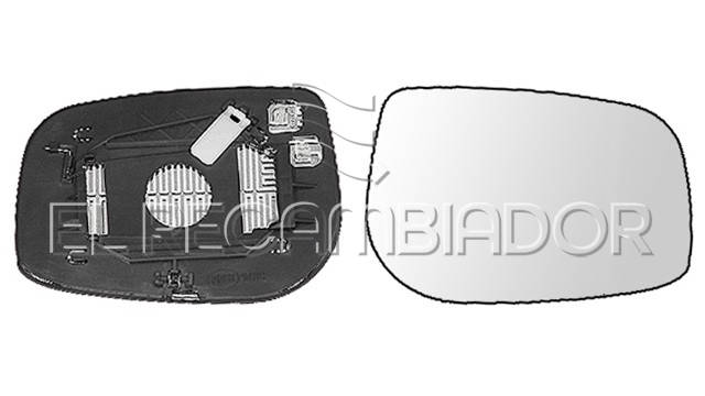 CRISTAL CON SOPORTE Lado derecho (acompañante) TOYOTA AVENSIS VERSO (01-09) - 31332712