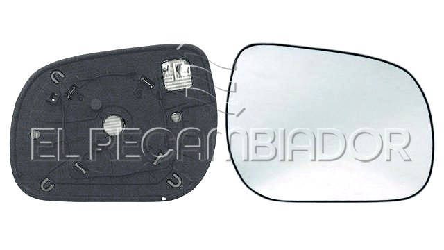 CRISTAL CON SOPORTE Lado derecho (acompañante) TOYOTA RAV-4 (05-12) - 31332902