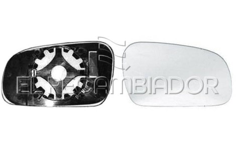 CRISTAL CON SOPORTE Lado derecho (acompañante) VW FOX (05-10) - 31344202