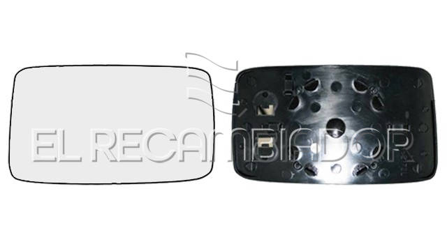 GLASS WITH SUPPORT Left side (driver) VW GOLF (91-97) - 31851811