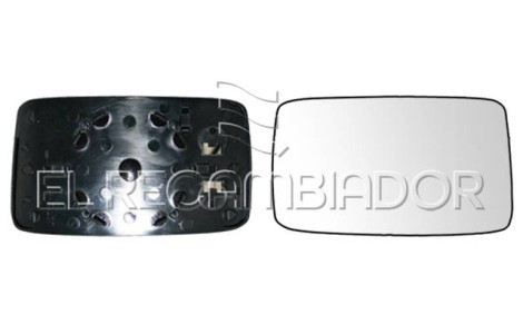 GLASS WITH SUPPORT Right side (passenger) VW GOLF (91-97) - 31851812