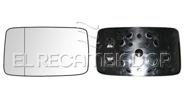 GLASS WITH SUPPORT Left side (driver) VW GOLF (91-97) - 31851841
