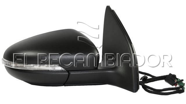 ESPEJO COMPLETO Lado derecho (acompañante) VW GOLF (08-13) - 27342802