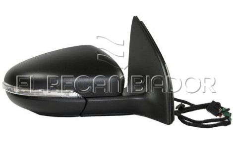 ESPEJO COMPLETO Lado derecho (acompañante) VW GOLF (08-13) - 27342802