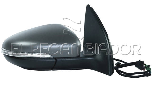 ESPEJO COMPLETO Lado derecho (acompañante) VW GOLF (08-13) - 27341702