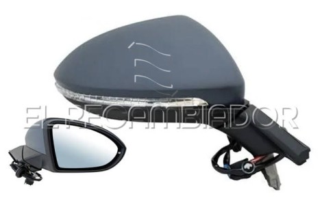 COMPLET MIRROR Right side (passenger) VW GOLF (19-) - 27911122
