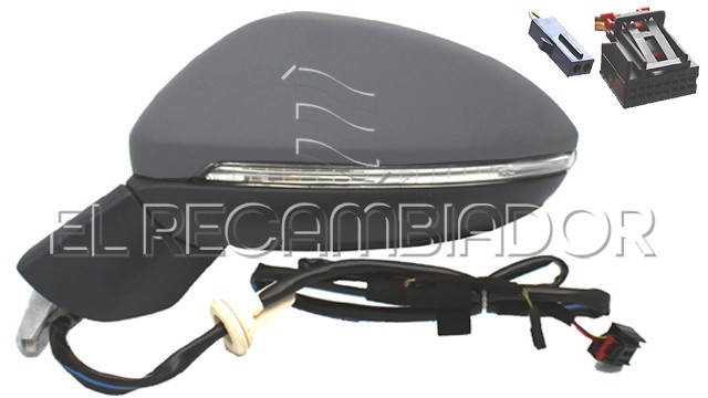 COMPLET MIRROR Left side (driver) VW GOLF SPORTSVAN (14-20) - 27911101