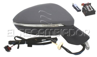 COMPLET MIRROR Right side (passenger) VW GOLF SPORTSVAN (14-20) - 27911102