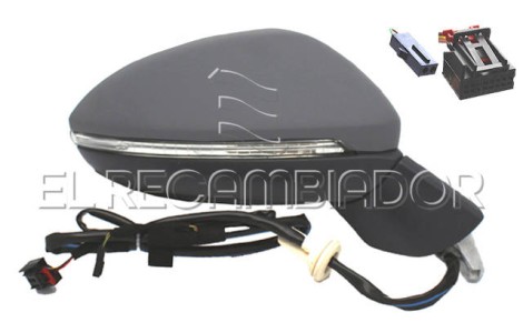COMPLET MIRROR Right side (passenger) VW GOLF SPORTSVAN (14-20) - 27911102