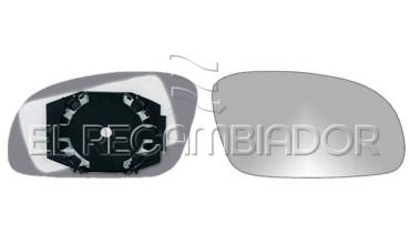 CRISTAL CON SOPORTE Lado derecho (acompañante) VW NEW BEETLE (02-11) - 31342402