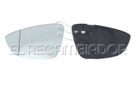 GLASS WITH SUPPORT Left side (driver) VW PASSAT (10-14) - 31344601