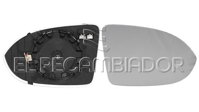 GLASS WITH SUPPORT Right side (passenger) VW PASSAT (14-) - 31348802