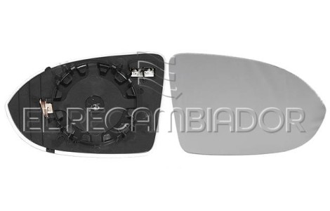 GLASS WITH SUPPORT Right side (passenger) VW PASSAT (14-) - 31348802