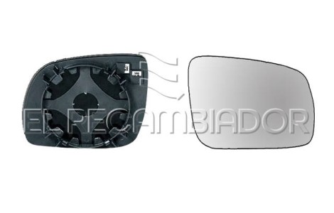 GLASS WITH SUPPORT Right side (passenger) VW POLO (99-01) 3 Ptas. / 5 Ptas. - 31852022
