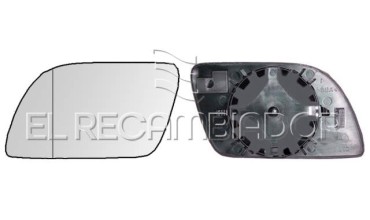 GLASS WITH SUPPORT Left side (driver) VW POLO (01-05) 3 Ptas. / 5 Ptas. / 4 Ptas. Sedán - 31914131