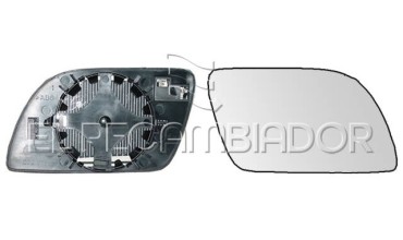 GLASS WITH SUPPORT Right side (passenger) VW POLO (01-05) 3 Ptas. / 5 Ptas. / 4 Ptas. Sedán - 31914122