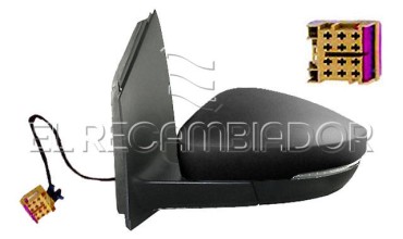 ESPEJO COMPLETO Lado izquierdo (conductor) VW POLO (09-17) 3 Ptas. / 5 Ptas. - 24346701