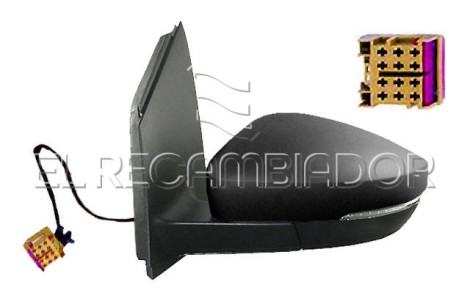 ESPEJO COMPLETO Lado izquierdo (conductor) VW POLO (09-17) 3 Ptas. / 5 Ptas. - 24346701