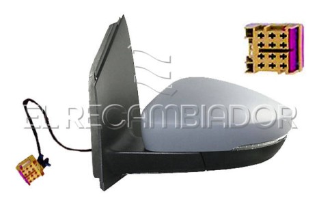 ESPEJO COMPLETO Lado izquierdo (conductor) VW POLO (09-17) 3 Ptas. / 5 Ptas. - 24344901