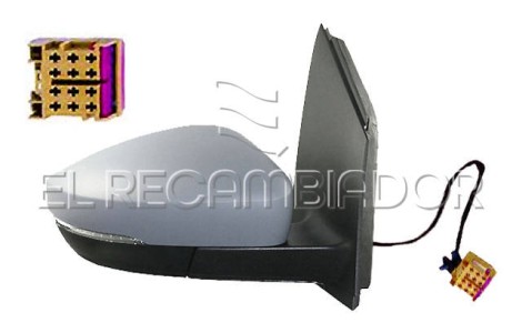 ESPEJO COMPLETO Lado derecho (acompañante) VW POLO (09-17) 3 Ptas. / 5 Ptas. - 24344902