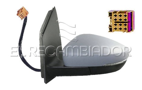 ESPEJO COMPLETO Lado izquierdo (conductor) VW POLO (09-17) 3 Ptas. / 5 Ptas. - 27348001