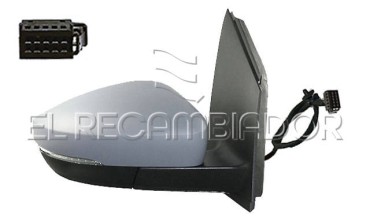 ESPEJO COMPLETO Lado derecho (acompañante) VW POLO (09-17) 3 Ptas. / 5 Ptas. - 27340302