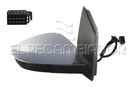 ESPEJO COMPLETO Lado derecho (acompañante) VW POLO (09-17) 3 Ptas. / 5 Ptas. - 27340302