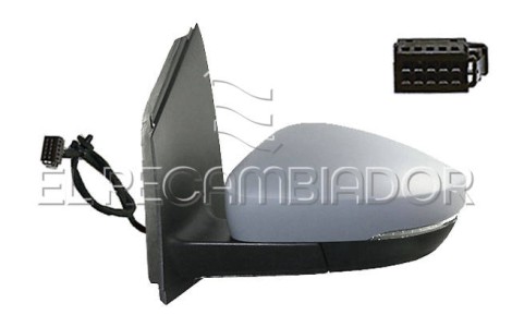 ESPEJO COMPLETO Lado izquierdo (conductor) VW POLO (09-17) 3 Ptas. / 5 Ptas. - 27340311
