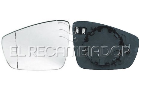 GLASS WITH SUPPORT Left side (driver) VW POLO (09-17) 3 Ptas. / 5 Ptas. - 31344001