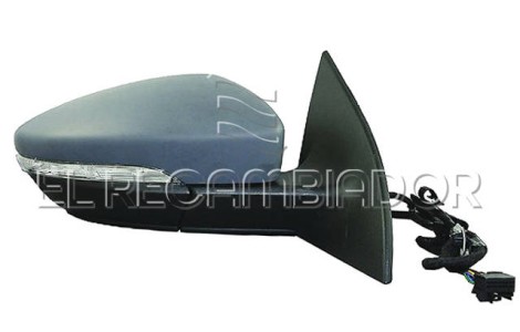 ESPEJO COMPLETO Lado derecho (acompañante) VW SCIROCCO (08-17) - 27341902