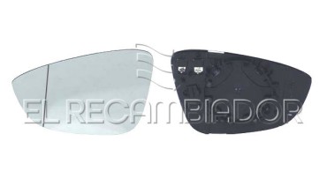 GLASS WITH SUPPORT Left side (driver) VW SCIROCCO (08-17) - 31344601
