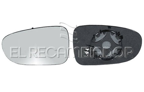 GLASS WITH SUPPORT Left side (driver) VW SHARAN (95-98) - 31855021