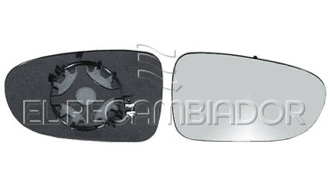 GLASS WITH SUPPORT Right side (passenger) VW SHARAN (95-98) - 31855022